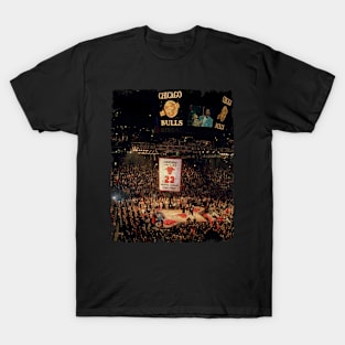 Michael Jordan - Chicago Bulls Jersey Retirement Ceremony, 1994 T-Shirt